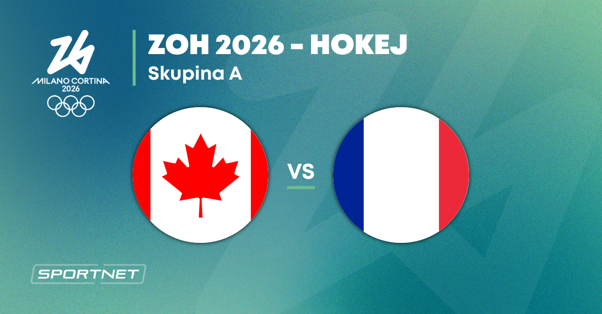 Kanada - Francúzsko: ONLINE prenos zo zápasu na ZOH Miláno 2026 dnes (hokej)