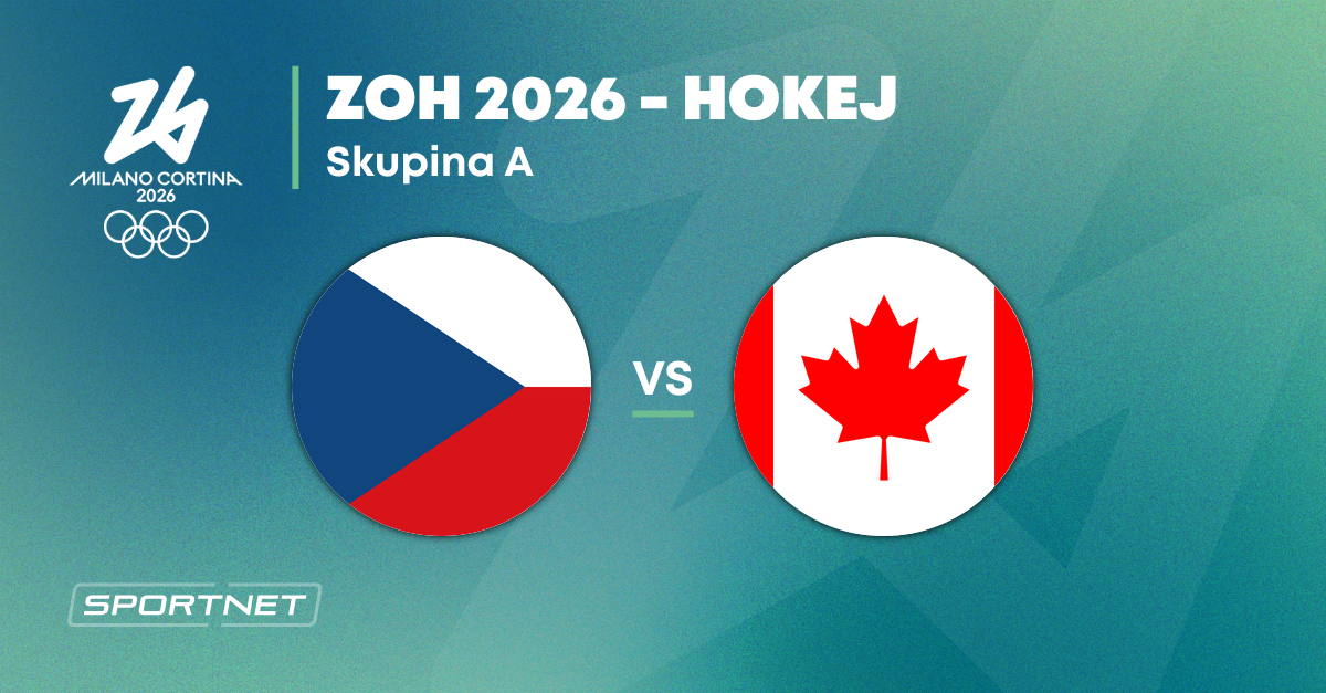 Česko - Kanada: ONLINE prenos zo zápasu na ZOH Miláno 2026 dnes (hokej)