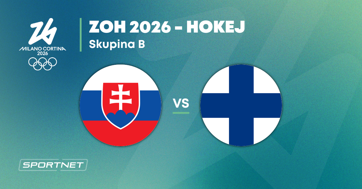 Slovensko - Fínsko: ONLINE prenos zo zápasu na ZOH Miláno 2026 dnes (hokej)