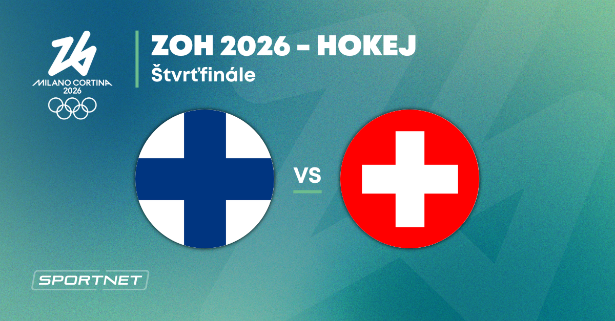 Fínsko - Švajčiarsko: ONLINE prenos zo zápasu na ZOH Miláno 2026 dnes (hokej)