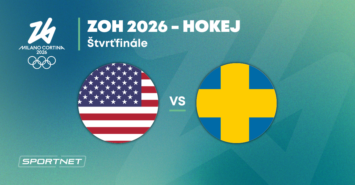 USA - Švédsko: ONLINE prenos zo zápasu na ZOH Miláno 2026 dnes (hokej)